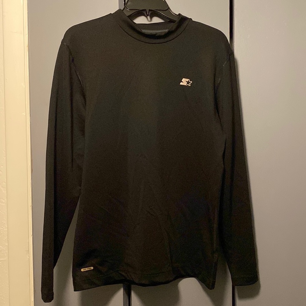 Starter Dri-Star LS Shirt Black Size 42-44